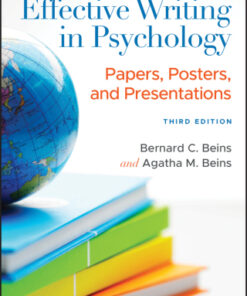 Effective Writing in Psychology: Papers, Posters, and Presentations 3rd Edition - Original PDF