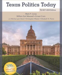 Texas Politics Today 2017-2018 Edition 18th Edition - Original PDF