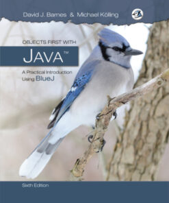 Objects First with Java: A Practical Introduction Using BlueJ 6th Edition - Original PDF