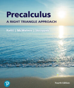 Precalculus: A Right Triangle Approach 4th Edition - Original PDF
