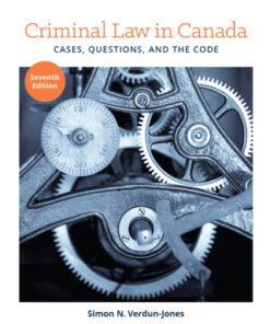 Criminal Law in Canada 7e 7th Edition - Original PDF