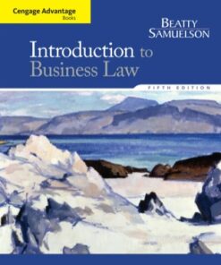 Cengage Advantage Books: Introduction to Business Law 5th Edition - Original PDF