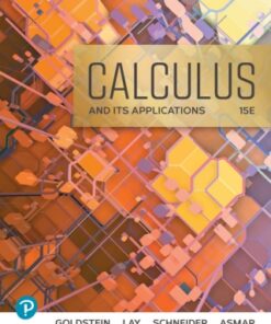 Calculus & Its Applications 15th Edition - Original PDF