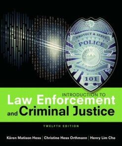Introduction to Law Enforcement and Criminal Justice 12th Edition - Original PDF