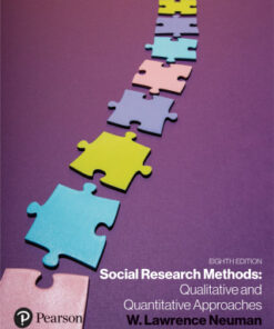 Social Research Methods 8th Edition Qualitative and Quantitative Approaches - Original PDF