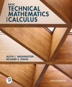 Basic Technical Mathematics with Calculus 12th Edition - Original PDF