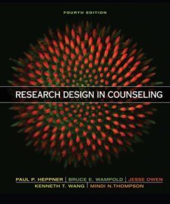 Research Design in Counseling 4th Edition - Original PDF