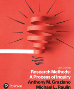 Research Methods: A Process of Inquiry 9th Edition - Original PDF