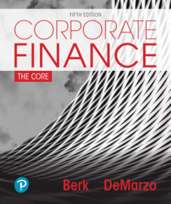 Corporate Finance: The Core 5th Edition - Original PDF