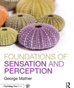 Foundations of Sensation and Perception 3rd Edition - Original PDF