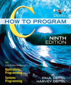 C How to Program: With Case Studies Introducing Applications and Systems Programming 9th Edition - Original PDF