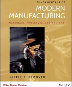 Fundamentals of Modern Manufacturing: Materials, Processes, and Systems 6th Edition - Original PDF