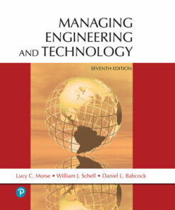 Managing Engineering and Technology 7th Edition - Original PDF
