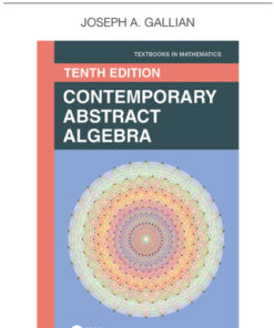 Student Solutions Manual for Gallian's Contemporary Abstract Algebra 10th Edition - Original PDF