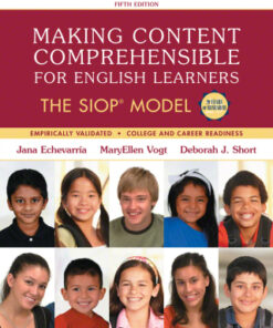 Making Content Comprehensible for English Learners: The SIOP Model 5th Edition - Original PDF