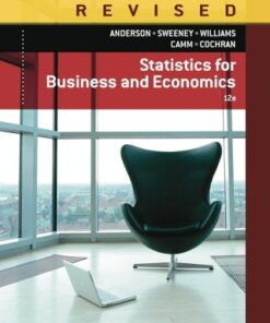 Statistics for Business & Economics, Revised 12th Edition - Original PDF