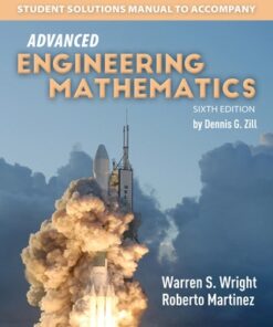 Student Solutions Manual to accompany Advanced Engineering Mathematics 6th Edition - Original PDF