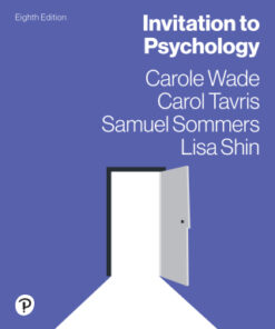 Invitation to Psychology 8th Edition - Original PDF