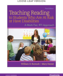 Teaching Reading to Students Who Are At Risk or Have Disabilities: A Multi-Tier, RTI Approach 3rd Edition - Original PDF