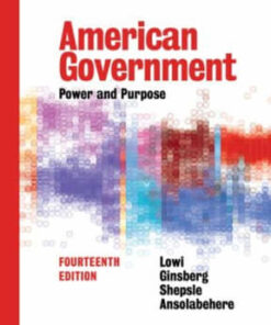 American Government: Power and Purpose 14th edition - Original PDF