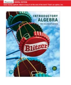 Introductory Algebra for College Students 8th Edition - Original PDF