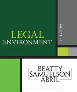 Legal Environment 7th Edition - Original PDF
