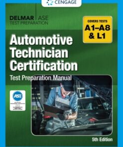 Automotive Technician Certification Test Preparation Manual A-Series 5th Edition - Original PDF