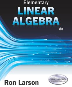 Elementary Linear Algebra 8th Edition - Original PDF