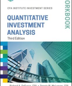 Quantitative Investment Analysis Workbook 3rd Edition - Original PDF