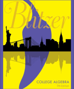 College Algebra 7th Edition - Original PDF