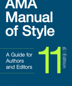 AMA Manual of Style 11th Edition - Original PDF