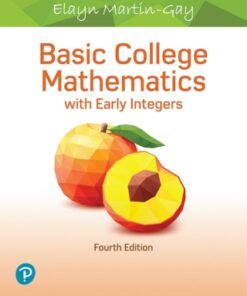 Basic College Mathematics with Early Integers 4th Edition - Original PDF