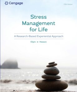 Stress Management for Life: A Research-Based Experiential Approach 5th Edition - Original PDF
