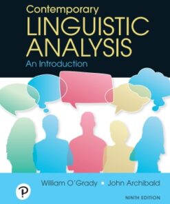Contemporary Linguistic Analysis, An Introduction  9th Edition - Original PDF