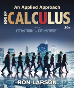 Calculus: An Applied Approach, Brief 10th Edition - Original PDF