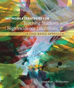Methods and Strategies for Teaching Students with High Incidence Disabilities 2nd Edition - Original PDF