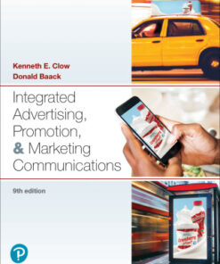 Integrated Advertising, Promotion, and Marketing Communications 9th Edition - Original PDF