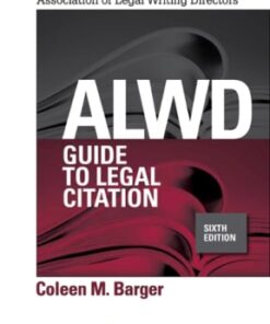 ALWD Guide to Legal Citation 6th edition - Original PDF
