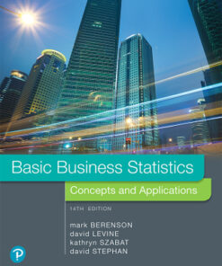 Basic Business Statistics 14th Edition - Original PDF