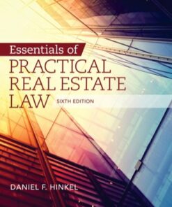 Essentials of Practical Real Estate Law 6th Edition - Original PDF