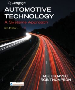 Automotive Technology: A Systems Approach 6th Edition - Original PDF