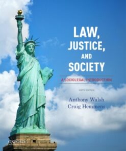 Law, Justice, and Society: A Sociolegal Introduction 5th Edition - Original PDF
