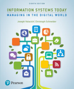 Information Systems Today: Managing in the Digital World 8th Edition - Original PDF