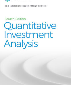 Quantitative Investment Analysis 4th Edition - Original PDF