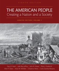 The American People: Creating a Nation and a Society, Concise Edition, Volume 1 8th Edition - Original PDF