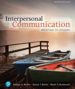 Interpersonal Communication: Relating to Others 9th Edition - Original PDF