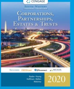 South-Western Federal Taxation 2020: Corporations, Partnerships, Estates and Trusts 43rd Edition - Original PDF