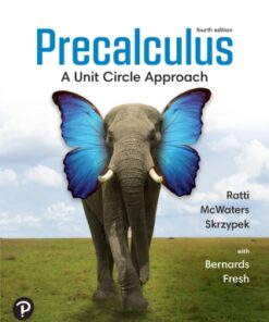 Precalculus 4th Edition A Unit Circle Approach - Original PDF