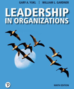 Leadership in Organizations 9th Edition - Original PDF
