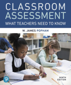 Classroom Assessment: What Teachers Need to Know 9th Edition - Original PDF